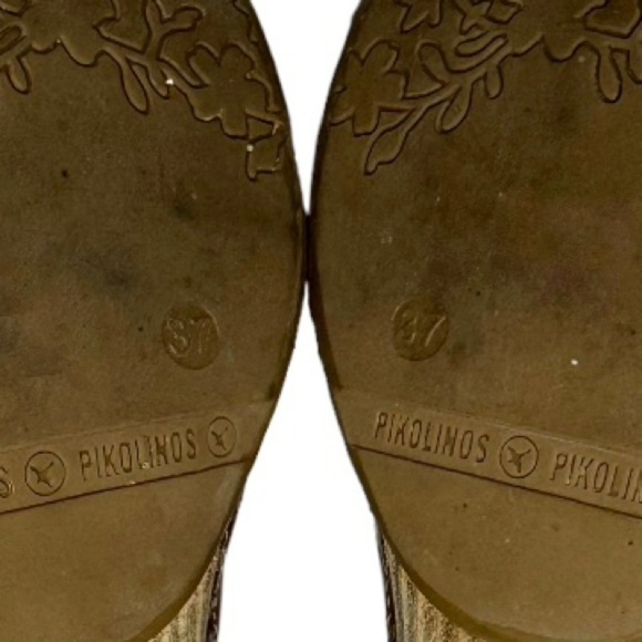 PIKOLINOS Romano Woven Leather Sling Back Mules size 37 - Picture 6 of 8